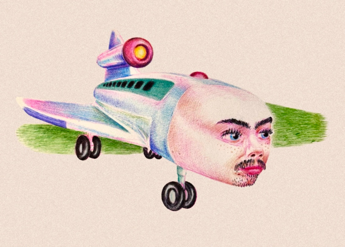 Driz the Jet Plane Print