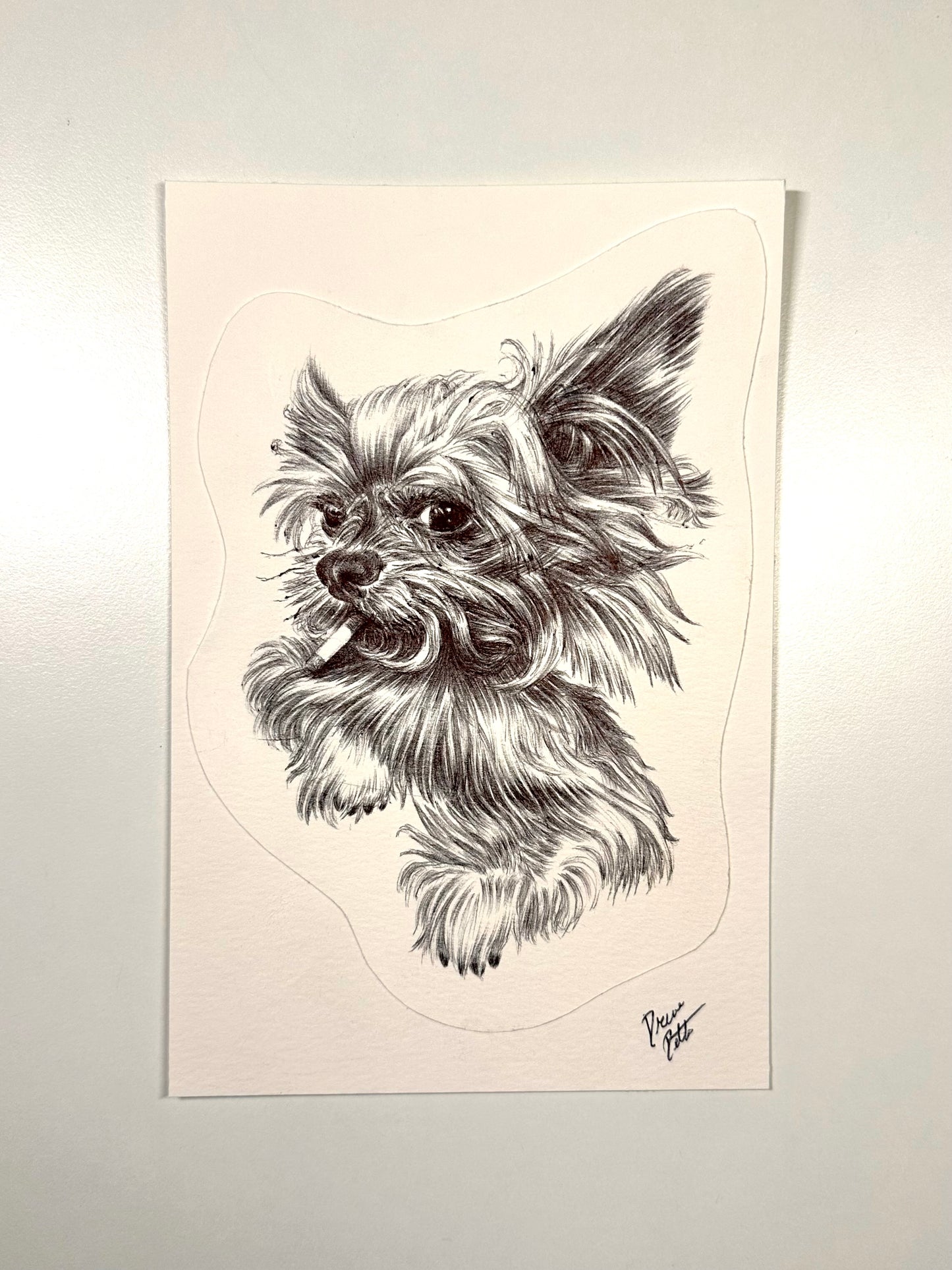 Smoking Dawg Art