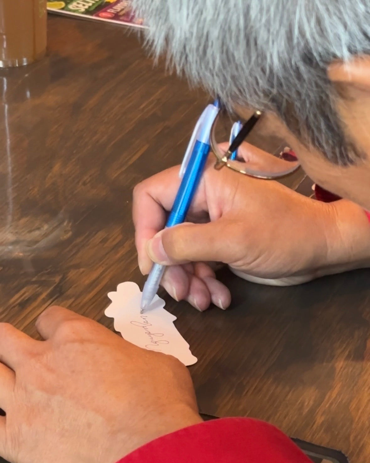 Asian Goggins Signed Stickers