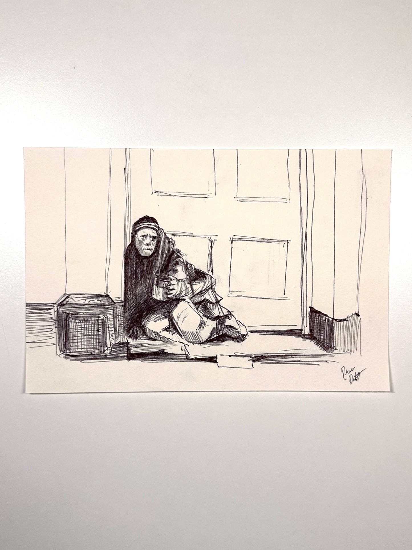 Homeless Dude Art