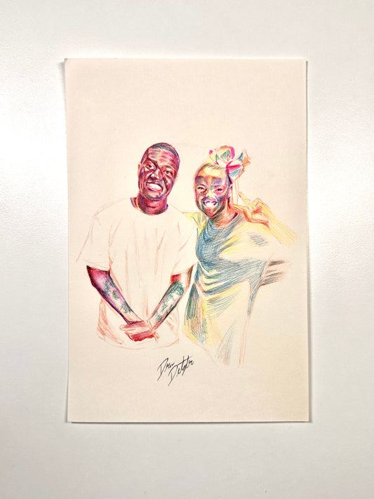 Kanye & Jojo Siwa Art